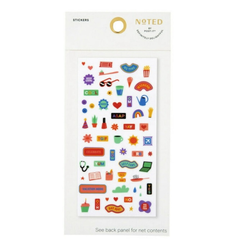 Post-it | Noted by Post-it, Fun Message Planner Stickers, 488 Stickers
